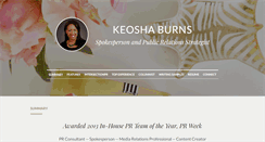 Desktop Screenshot of keoshaburns.com